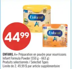 Pharmaprix ENFAMIL A+ Infant Formula Powder (550 g-663 g) offer