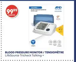 Wellwise by Shoppers TENSIOMÈTRE LifeSource Tricheck Talking + offer