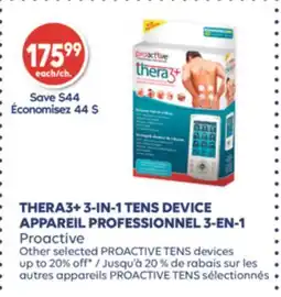 Wellwise by Shoppers APPAREIL PROFESSIONNEL 3-EN-1 Proactive offer