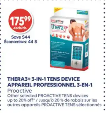 Wellwise by Shoppers APPAREIL PROFESSIONNEL 3-EN-1 Proactive offer