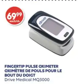 Wellwise by Shoppers OXIMÈTRE DE POULS POUR LE BOUT DU DOIGT Drive Medical offer