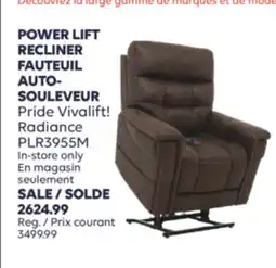 Wellwise by Shoppers RECLINER FAUTEUIL AUTO- SOULEVEUR Pride Vivalift! offer