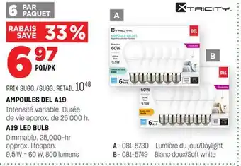 BMR AMPOULES DEL A19 offer