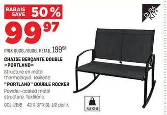 BMR CHAISE BERÇANTE DOUBLE PORTLAND offer