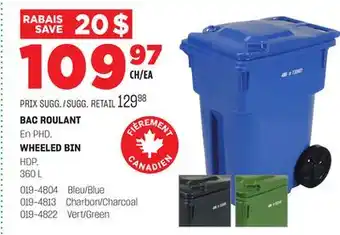 BMR BAC ROULANT offer