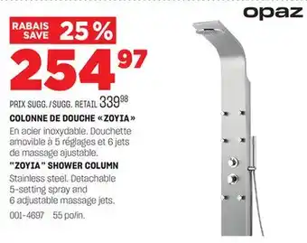 BMR COLONNE DE DOUCHE ZOYIA offer