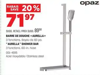 BMR BARRE DE DOUCHE AURELLA offer