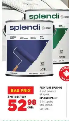 BMR PEINTURE SPLENDI offer