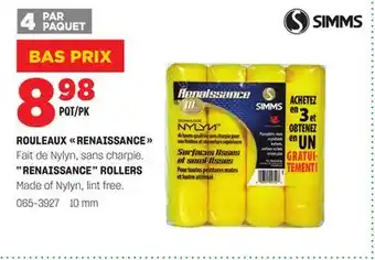 BMR ROULEAUX RENAISSANCE offer