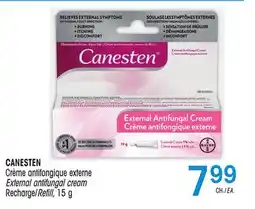 Uniprix CANESTEN Crème antifongique externe/ External antifungal cream, Recharge/Refill offer