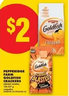 No Frills Pepperidge farm goldfish crackers offer