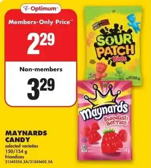 No Frills Maynards candy offer