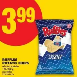 No Frills Ruffles potato chips offer