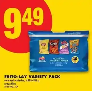 No Frills Frito-lay variety pack offer