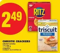 No Frills Christie crackers offer