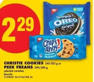 No Frills Christie cookies or peek freans offer