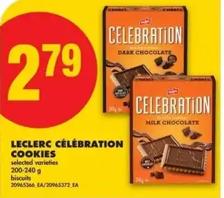 No Frills Leclerc célébration cookies offer