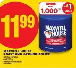 No Frills Maxwell house roast and ground coffee offer