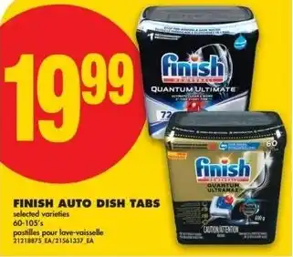 No Frills Finish auto dish tabs offer