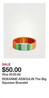 Holt Renfrew ROXANNE ASSOULIN The Big Squeeze Bracelet offer