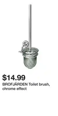 IKEA BROFJÄRDEN Toilet brush, chrome effect offer