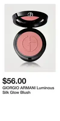 Holt Renfrew GIORGIO ARMANI Luminous Silk Glow Blush offer