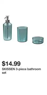 IKEA SKISSEN 3-piece bathroom set offer