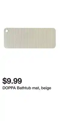 IKEA DOPPA Bathtub mat, beige offer