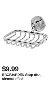 IKEA BROFJÄRDEN Soap dish, chrome effect offer