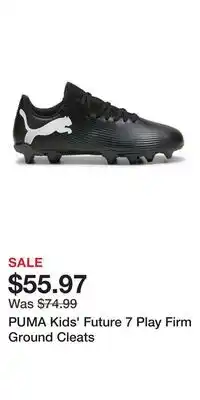 Sport Chek PUMA Kids' Future 7 Play Firm Ground Cleats offer