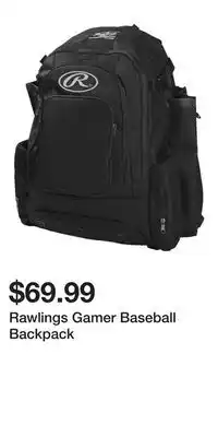 Sport Chek Rawlings Gamer Baseball Backpack offer