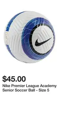 Sport Chek Nike Premier League Academy Senior Soccer Ball - Size 5 offer