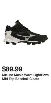 Sport Chek Mizuno Men's Wave LightRevo Mid Top Baseball Cleats offer