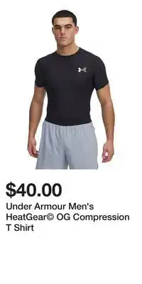 Sport Chek Under Armour Men's HeatGear OG Compression T Shirt offer