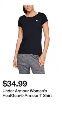 Sport Chek Under Armour Women's HeatGear Armour T Shirt offer