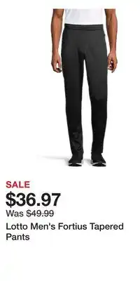 Sport Chek Lotto Men's Fortius Tapered Pants offer