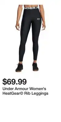 Sport Chek Under Armour Women's HeatGear Rib Leggings offer