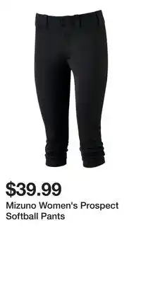 Sport Chek Mizuno Women's Prospect Softball Pants offer