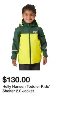 Sport Chek Helly Hansen Toddler Kids' Shelter 2.0 Jacket offer