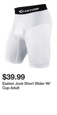 Sport Chek Easton Jock Short Slider W/ Cup Adult offer