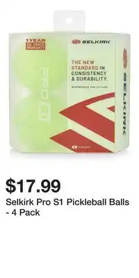 Sport Chek Selkirk Pro S1 Pickleball Balls - 4 Pack offer