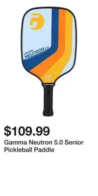 Sport Chek Gamma Neutron 5.0 Senior Pickleball Paddle offer