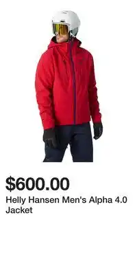 Sport Chek Helly Hansen Men's Alpha 4.0 Jacket offer