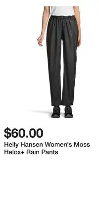 Sport Chek Helly Hansen Women's Moss Helox+ Rain Pants offer