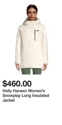 Sport Chek Helly Hansen Women's Snowplay Long Insulated Jacket offer