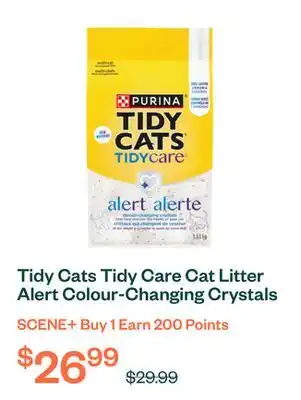 Voilà Tidy Cats Tidy Care Cat Litter Alert Colour-Changing Crystals 3.63 kg offer