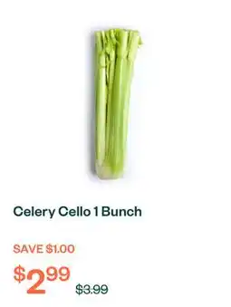 Voilà Celery Cello 1 Bunch offer