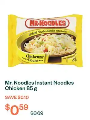 Voilà Mr. Noodles Instant Noodles Chicken 85 g offer