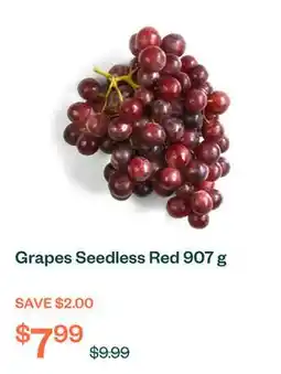 Voilà Grapes Seedless Red 907 g offer