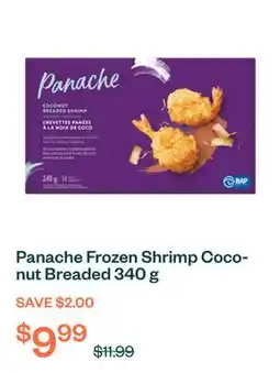 Voilà Panache Frozen Shrimp Coconut Breaded 340 g offer